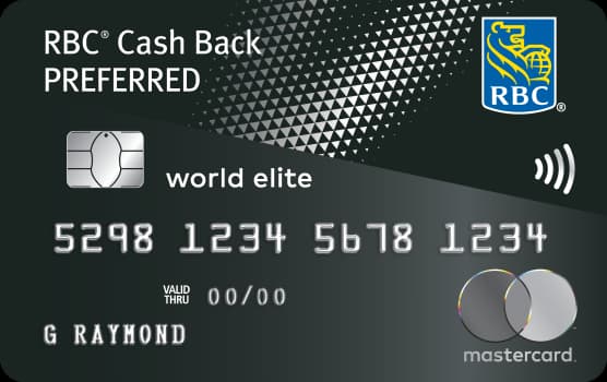RBC Cash Back Preferred World Elite Mastercard