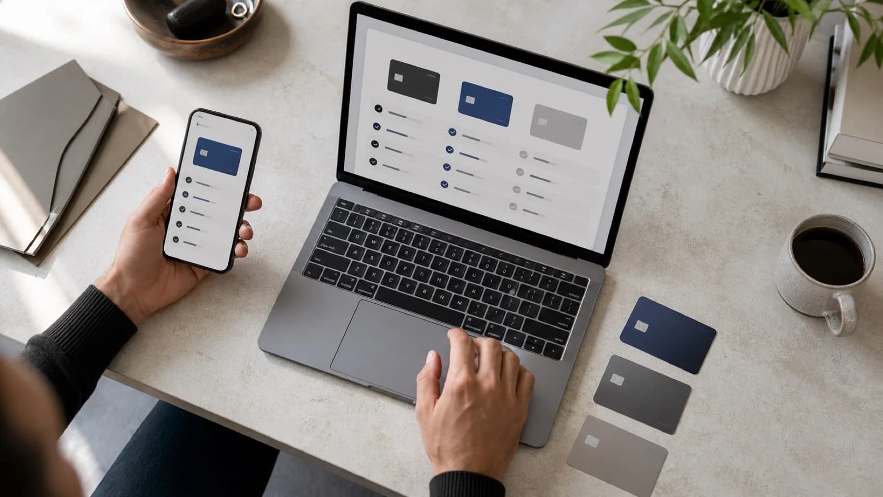 A Canadian comparing credit cards with ClearFin